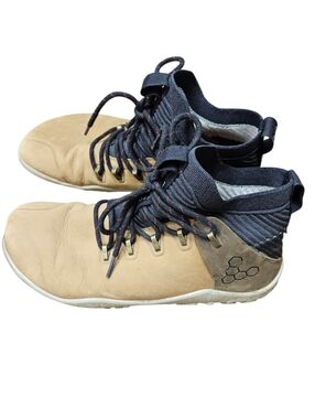 Vivo Barefoot Magna FG Mens Obsidian Hiking Shoes Wild Hide Leather Wide Toe 43